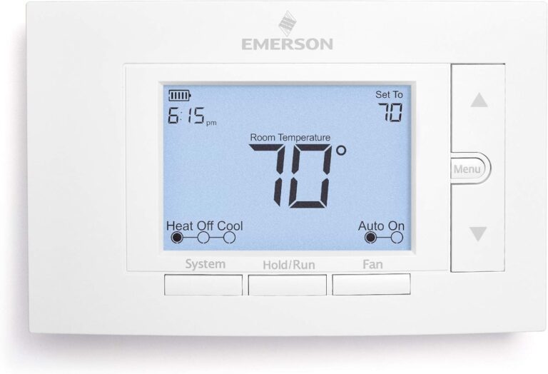 Emerson 1F85U-42NP Non-Programmable Thermostat | Reliable Single-Stage Heating & Cooling Control