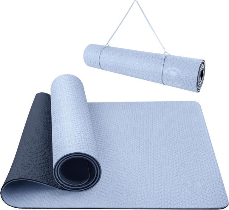 IUGA Extra Thick 6mm Yoga Mat – Non Slip, Anti-Tear, Eco Friendly for Pilates, Hot Yoga & Workouts (72×24 Inches)