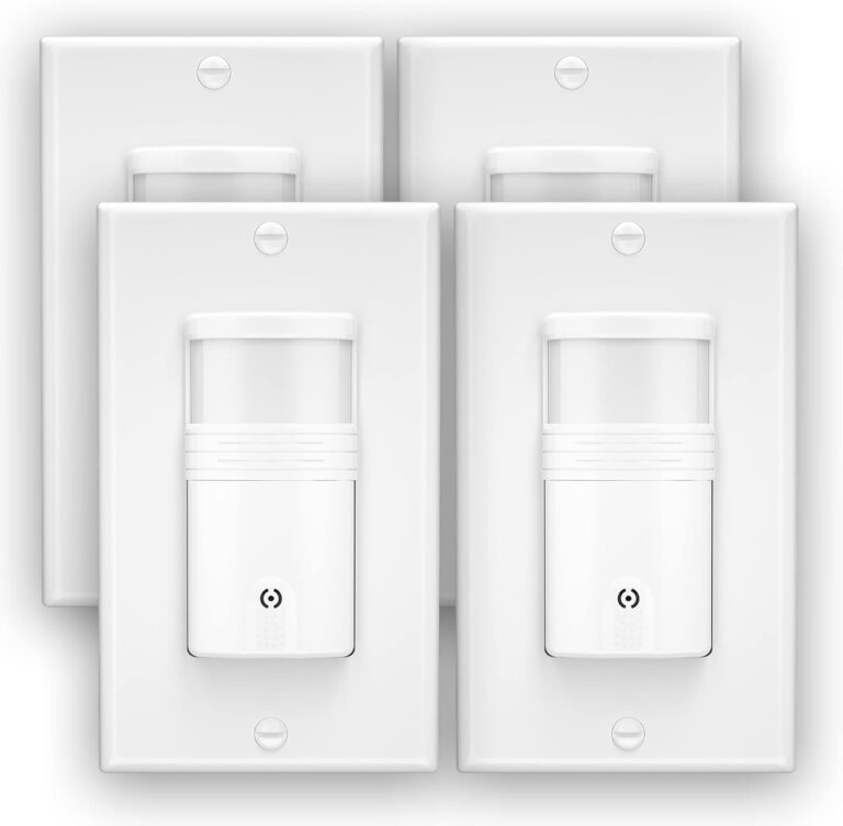 10 Pack 3-Way Motion Sensor Light Switch – Occupancy Sensor with Adjustable Timer, Title 24, UL Certified, White