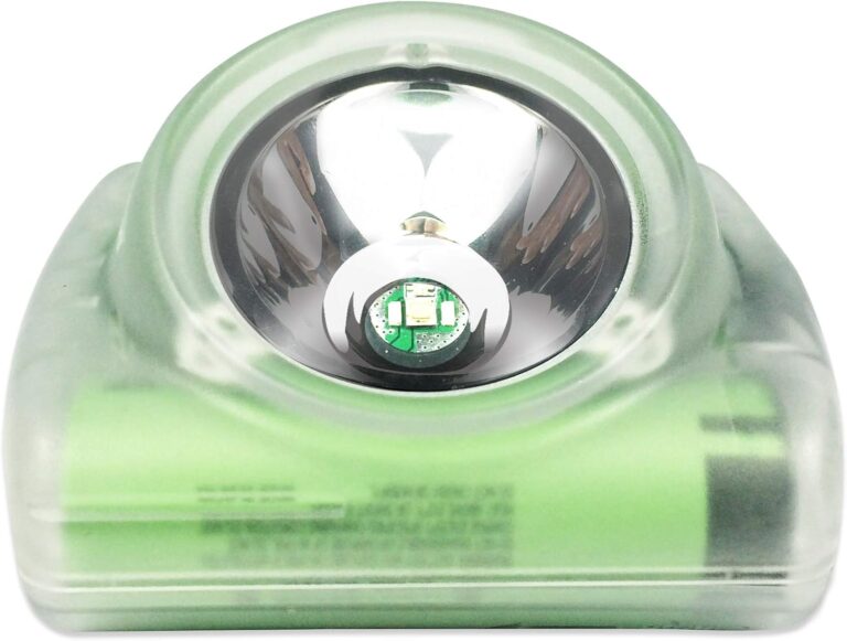 Wisdom Model 3A Cordless Hard Hat Light | Non-MSHA Certified Rechargeable Headlamp for DIY & General Work