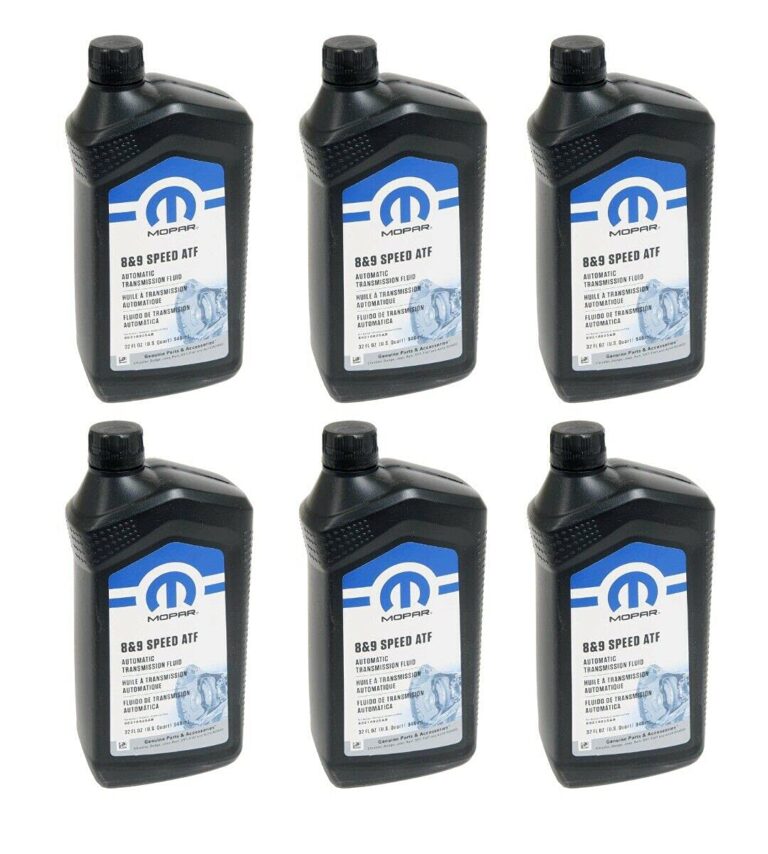Mopar Chrysler Dodge Jeep Ram 8 & 9 Speed ATF Fluid – New Case of 6 (Genuine OEM Transmission Fluid)
