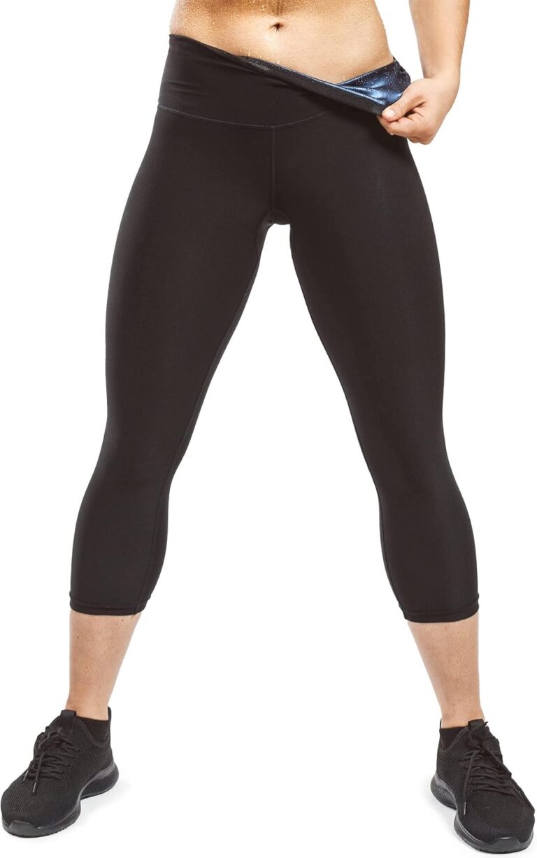 Sweat Shaper Women’s Sauna Leggings | High Waist Compression Yoga Pants for Thermo Sweat & Toning