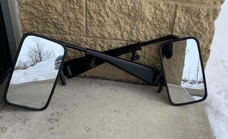 7″ x 12″ Mirrors Extension Mirror Kit for John Deere 8295, 8320, 8345 Tractors | Enhanced Rear Visibility