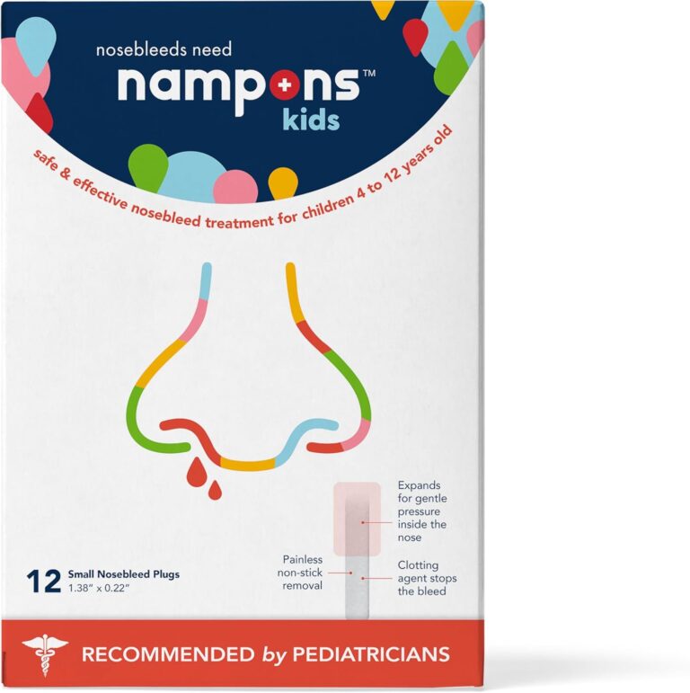 Nampons Kids Nosebleed Stoppers – Pediatrician-Trusted, Fast-Acting Nosebleed Plugs for Children