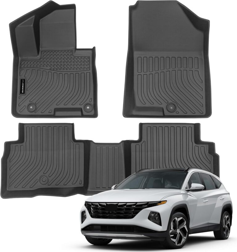 Auxko All Weather Floor Mats for 2022-2026 Hyundai Tucson Hybrid | TPE Liners, Anti-Slip, Odorless