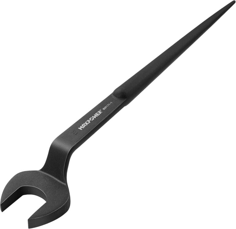 MAXPOWER 1-5/8″ Spud Wrench | Heavy-Duty Steel Pipe & Plumbing Tool