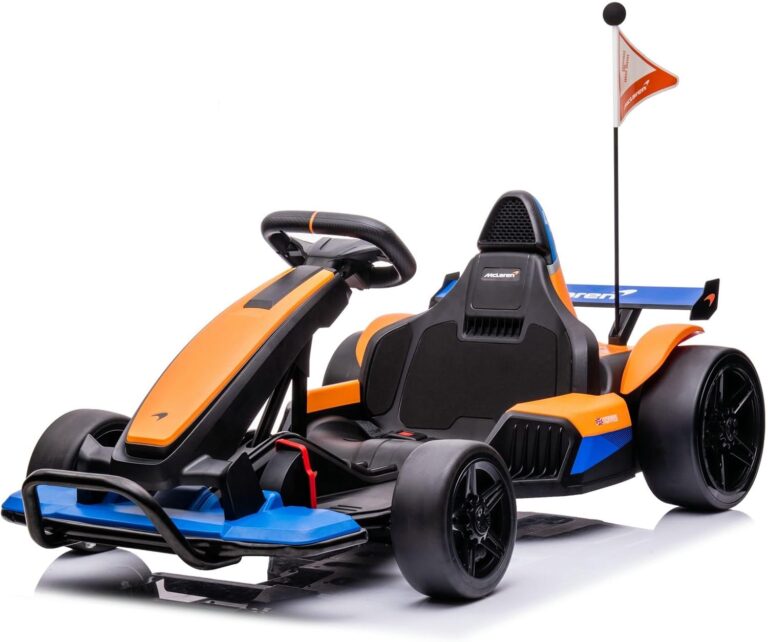 Officially Licensed McLaren GoKart 24V – Electric Ride On Car for Kids Ages 6+ with Driving Modes