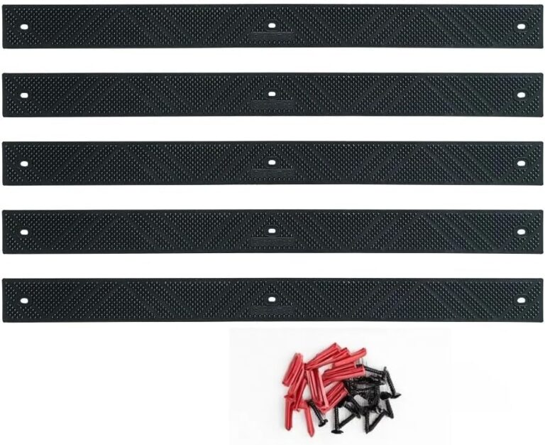 5 Pack Non-Slip Decking Strips 24×2 Inch | Outdoor Safety for Decks, Steps, Ramps | 10+ Year Lifespan