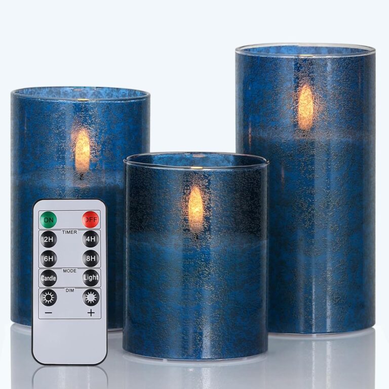 Flickering Flameless Candles with Remote – 3D Wick LED Candles with Timer for Home Decor, Wedding & Christmas
