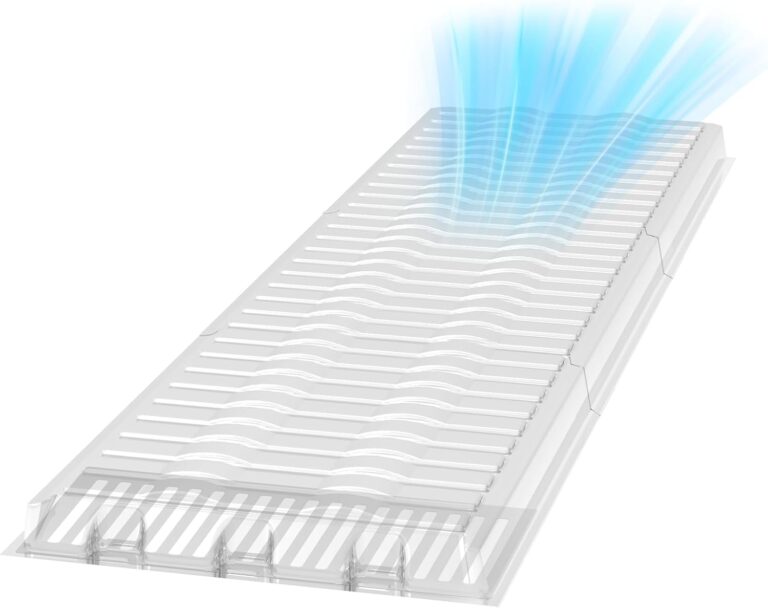 Magnetic Vent Extender 17-48″ for Under Furniture | Adjustable Floor Register Deflector up to 12″ Wide